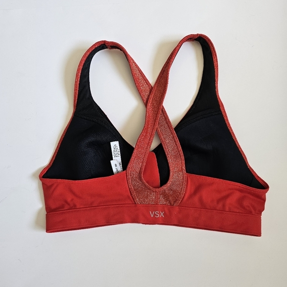Victoria's Secret S Red Women's Sports Bra - Picture 3 of 7